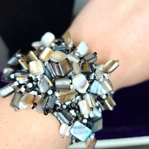 Vintage Beaded Cuff style Bracelet